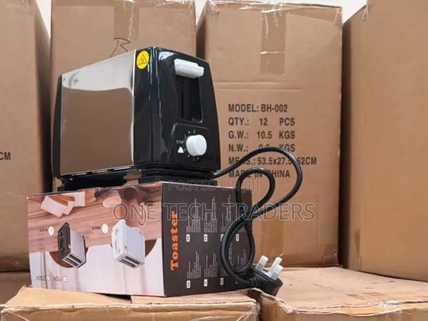 BH-002 2-Slice Heavy Duty Bread Toaster - 1