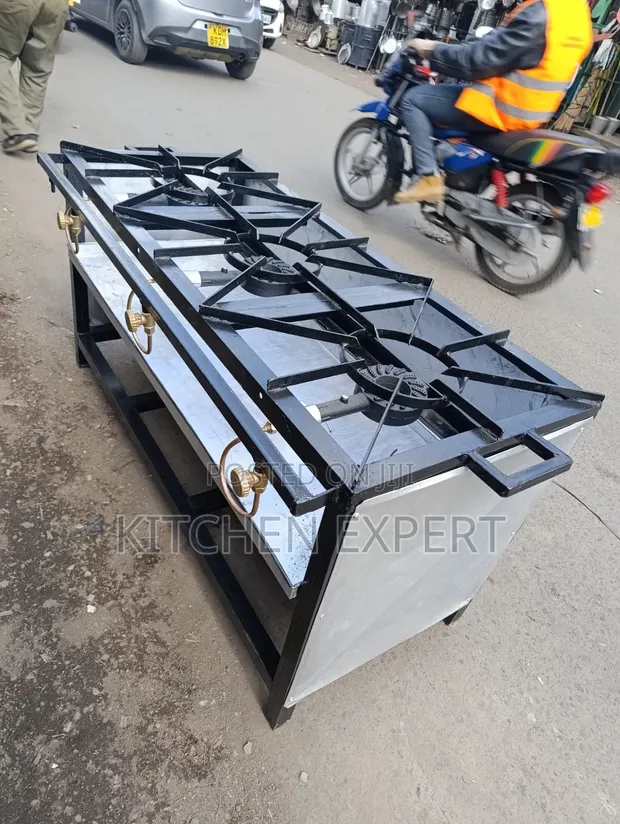 Jiko la Gesi la Burner 3 la Heavy Duty - 1