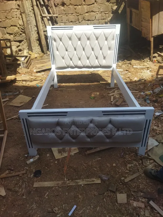 4x6 Feet Hardwood Bed Frame - 1