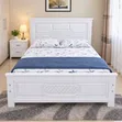 Pure White 5x6 Panel Bed - Brand New - 2