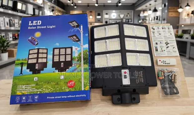Mwanga wa Barabarani wa Solar LED 1000W na Kidhibiti cha Mbali - 1