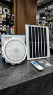 100W Solar Ceiling Lamp Kit with Remote - 2