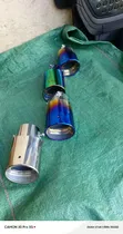 Universal 2.5" Stainless Steel Car Exhaust Tips (Colorful Finish) - 1