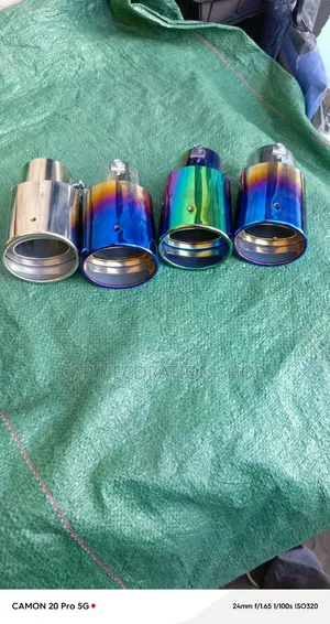 2.5" Standard Silver Polished Chrome Exhaust Tip