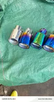 2.5-inch Exhaust End Tip - Iridescent Rainbow Gradient - 1