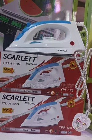 Scarlett Steam Iron Box with Nonstick Soleplate