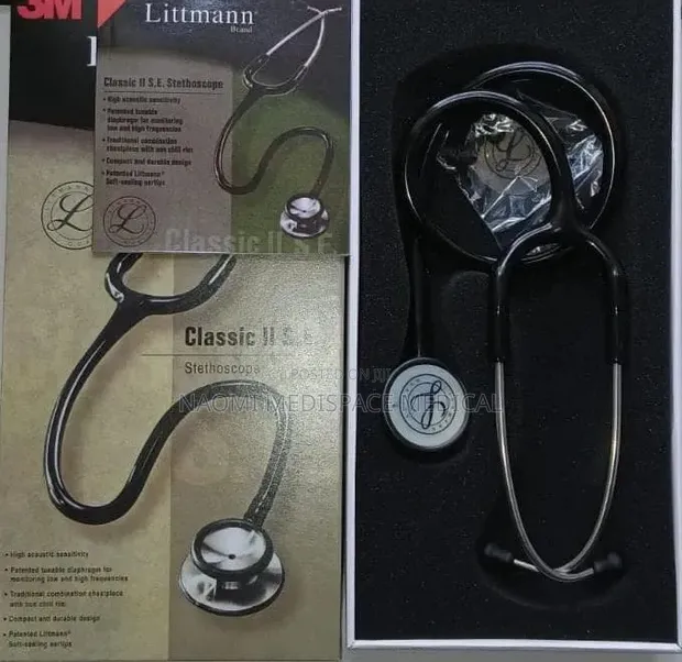 Littmann Classic II Adult Stethoscope - Black - 1