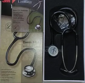 Littmann Classic II Stethoscope ya Watu Wazima - Nyeusi