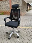 Boss Office Products Kiti cha Ofisi chenye Headrest - 2
