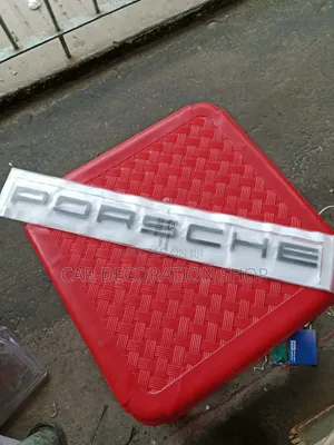 Porsche Lettering/Badge - Black or Silver
