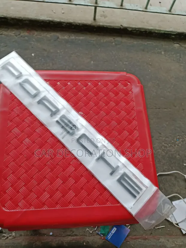 Porsche Rear Decklid Inscription Badge - 1