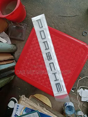 Porsche Replacement Letter Script Emblem for Rear Trunk