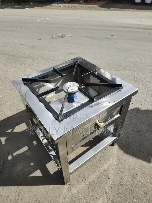 Single High Pressure Stainless Steel Burner Stove - 1