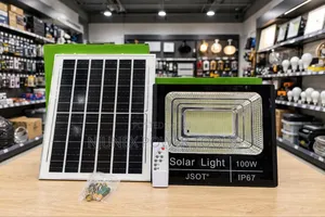 JSOT 100W Solar Floodlight Kit