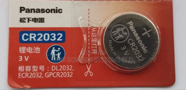 Panasonic CR2032 Lithium Battery for Car Remotes & Gadgets - 1
