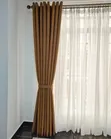 Classic Gold and Green Curtains for Bedrooms - 2