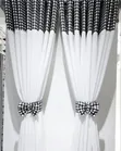 Modern Kitchen Curtains with Sheers - 1