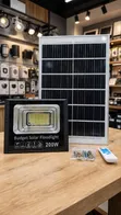 200W Budget Solar Flood Light Set - Complete - 1