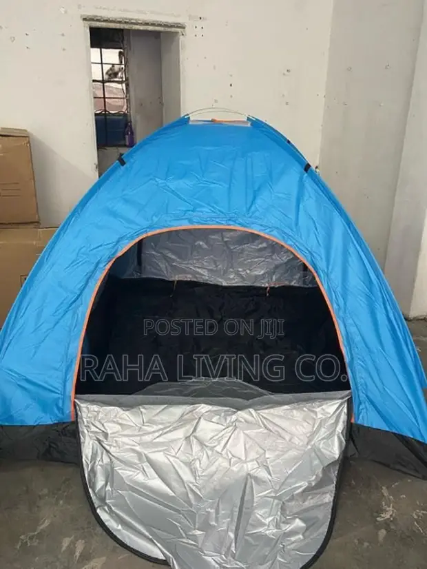 Foldable Pop-Up Camping Tent | 2-3 Person | Blue - 1