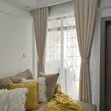 Light Cream Curtains and Sheers for Hooks - 1