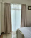 Vitambaa vya Pazia vya Beige na Sheers Nyeupe - 2
