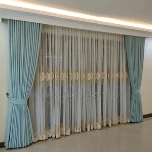 Sky Blue High-Quality Curtains for Bedrooms