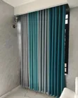 Sky Blue and Gold Curtains and Sheers - 2