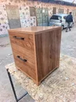 Ideal Bedside Table with 2 Drawers - Brown - 3