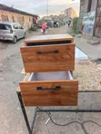 Ideal Bedside Table with 2 Drawers - Brown - 5