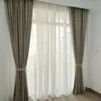 High Quality Dark Brown Curtains & Sheers - 4