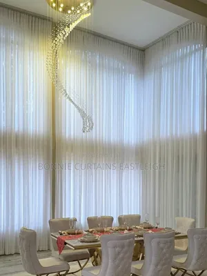Gold Sheers and White Curtains with Hooks