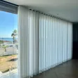 Gold Sheers and White Curtains with Hooks - 3