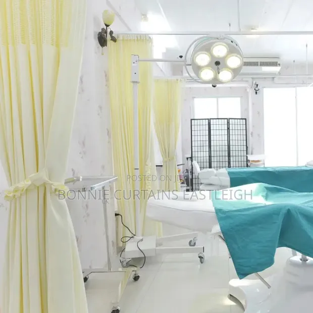 Yellow High-Quality Hospital Curtains - 1