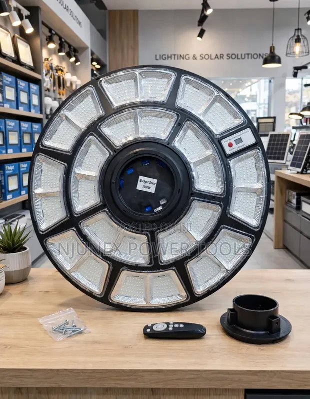 1000W 360° Round UFO Solar Street Light - 1