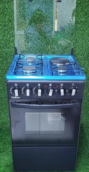 OLELON 50x55cm 3+1 Standing Cooker with Electric Oven