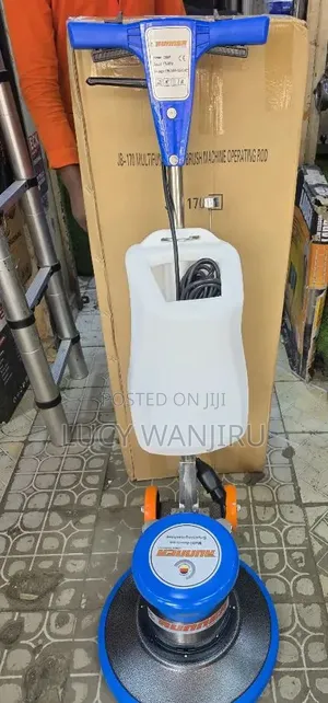Brand New Floor Scrubber with 3 Spare Brushes