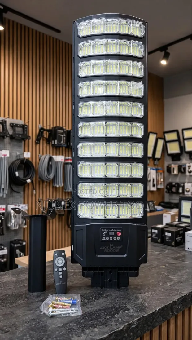 JSOT 5000W All-in-One Solar Street Light - 1
