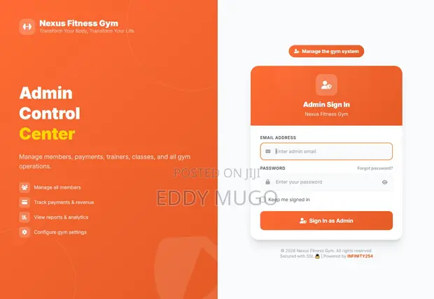 Mfumo wa Usimamizi wa Gym - NEXUS GYM SYSTEM - 1