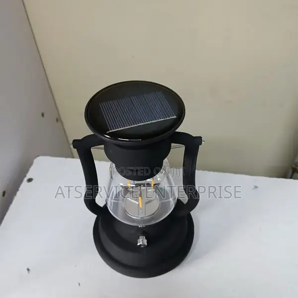 Quality S-T93 Solar & Hand Crank LED Camping Lantern - 1