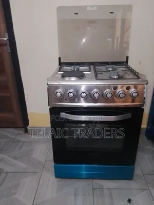 Sarahtech 3+1 60x60 Standing Cooker with Rotisserie