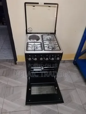 3+1 Sarahtech 50x55 Standing Cooker with Rotisserie