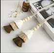 2pcs Tassel Curtain Tie Backs na Vipuli vya Mbao - 2