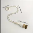 2pcs Tassel Curtain Tie Backs na Vipuli vya Mbao - 3
