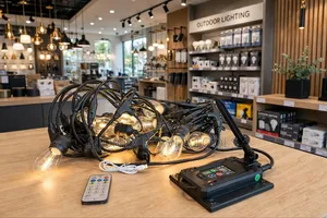 Solar-Powered LED String Lights - Bulbs 20, Joto Vintage