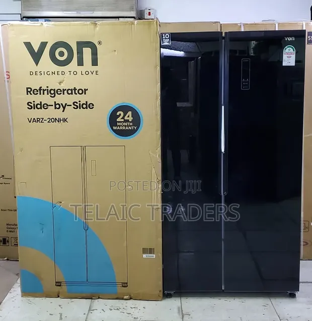 Von 442 Litres Side by Side Refrigerator - 1