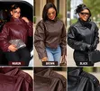 Zara Trendy Leather Jacket - 1