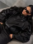 Zara Trendy Leather Jacket - 2