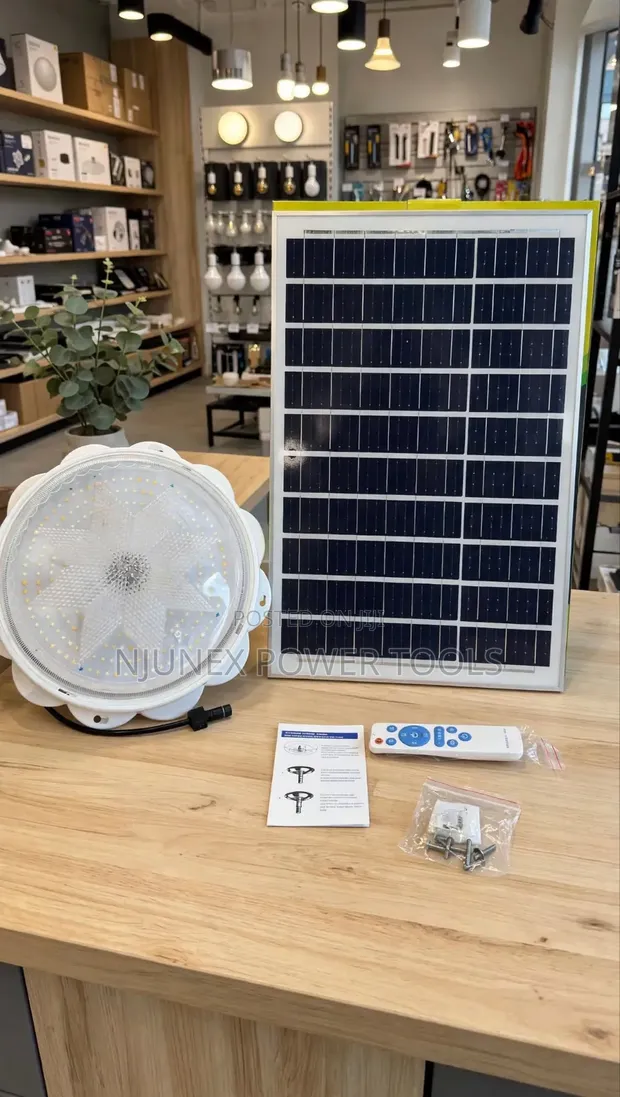 Mwanga Mpya wa Dari wa Solar wa Bajeti 400W - 1