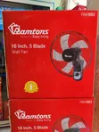Ramtons 16-inch Wall Fan yenye Remote - 2