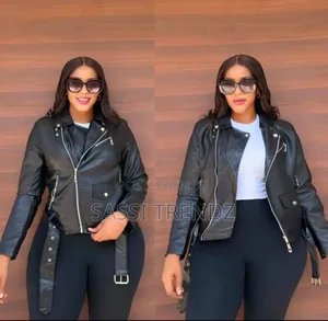 Fashionable Women's Leather Jacket